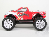 Obrázok HIMOTO RC AUTO-MONSTER TRUCK EMXT-1, 1/10 ELEKTRO RTR SET 2,4GHz CERVENA