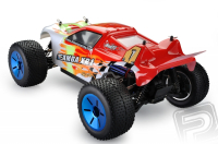 Obrázok HiMOTO Truggy XR-1 1:10 elektro RTR set 2,4GHz červená