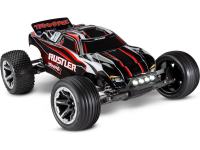 Obrázok RC auto Traxxas Rustler 1:10 RTR s LED osvetlením, červeno-čierna