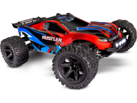 Obrázok RC auto Traxxas Rustler 4WD 1:10 RTR s LED osvetlením, červená