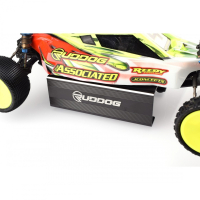 Obrázok Stojan na auto alu čierny s mechanickými protišmykovými pásmi pre podvozky 1/10 a 1/8 Buggy a Truggy