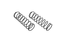 Obrázok SWORKz S14/S12 Competition čierne olejové pružiny tlmičov, zadné L2, 57x1.1x9.25mm, 2 ks.