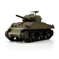 Obrázok TORRO tank 1/16 RC M4A3 Sherman zelená kamufláž – BB Airsoft + IR