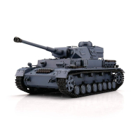 Obrázok TORRO tank 1/16 RC PzKpfw IV vyhotovenie F2 sivá kamufláž – BB Airsoft + IR