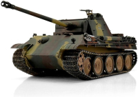 Obrázok TORRO tank PRO 1/16 RC Panther G viacfarebná kamufláž – BB Airsoft – dym z hlavne