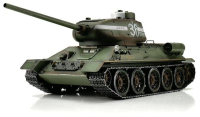 Obrázok TORRO tank PRO 1/16 RC T-34/85 zelená kamufláž – BB Airsoft – dym z hlavne