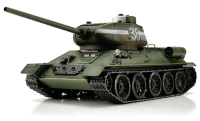 Obrázok TORRO tank PRO 1/16 RC T-34/85 zelená kamufláž – infra IR – dym z hlavne