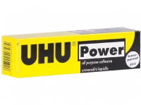 Obrázok UHU POWER TRANSPARENT 45 ml číre kontaktné lepidlo