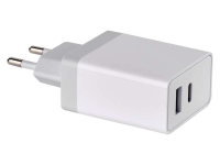 Obrázok EMOS USB, USB-C PD, QC 3.0, 1,5–3,0A (30W) max. (1704012000) biela