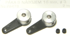 2247 Páka s nábojom 16mm priemer 3mm, 2ks