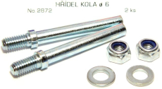 2872 priemer hriadeľa kolesa 6mm, 2ks