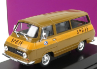 Abrex Škoda 1203 Minibus Poste Spoje 1974 1:43 Hnedožltá