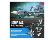 Academy Grumman F-14A USN VF-143 Pukin Dogs (1:72)