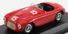 Art-model Ferrari 166mm Barchetta Ch.0016 N 15 Winner Luxemburg Gp 1949 L.villoresi 1:43 Červená