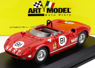 Art-model Ferrari 275 P N 81 500 Km Bridgehampton 1964 P.rodriguez 1:43 Červená