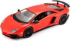 Bburago Lamborghini Aventador LP 750-4 SV 1:24 červená