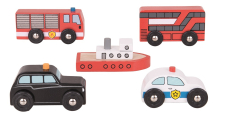 Bigjigs Rail Town Cars