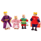 Bigjigs Toys Drevené figúrky kráľovskej rodiny