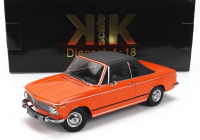 BMW 1600-2 Cabriolet 1968 v mierke kk - s odnímateľnou mäkkou strechou 1:18 oranžová