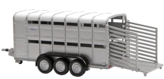 Britains Ifor Livestock Trailer - Trasporto Animali Bestiame 1:32 Silver White