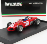 Brumm Ferrari F1 156 N 38 3. Monaco Gp Phil Hill 1961 Majster sveta 1:43 Červená