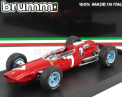 Brumm Ferrari F1 158 N 7 Víťaz nemeckých pretekov John Surtees Majster sveta 1964 1:43 Červená