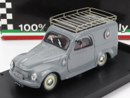 Brumm Fiat 500c Van Poste Italiane Servizio Postale Varese 1950 1:43 Sivá