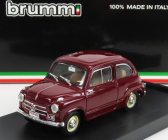 Brumm Fiat 600 Polizia Stradale 1955 1:43 Bordeaux