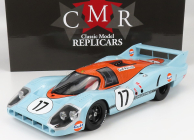 Cmr Porsche 917lh 4.9l Team John Wyer Automotive Engineering Ltd. N 17 24h Le Mans 1971 J.siffert - D.bell 1:12 Light Blue Orange