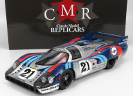 Cmr Porsche 917lh 4.9l Team Martini Racing N 21 24h Le Mans 1971 Vic Elford - Gerard Larrousse 1:12 Silver Blue