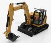 Dm-models Caterpillar Cat308 Cr Escavatore Cingolato - Traktor Hydraulické minirýpadlo 1:50 žltá čierna