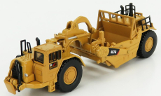 Dm-models Caterpillar Cat657g Ruspa Gommata - kolesový traktor so škrabákom 1:125 žltá čierna