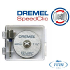 Dremel 406 S rezný kotúč + stopka Speed-Clic, rozmer 38x1,2 mm, 1 x stopka + 2 x kotúč