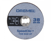 Dremel SC 409 zosilnený rezný kotúč, 38 x 0,75 mm, 5 ks