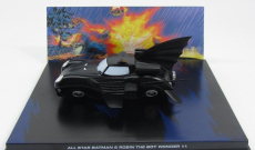 Edicola Batman Batmobile - All Star Batman & Robin The Boy Wonder 1:43 Matt Black