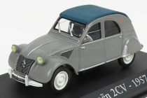 Edicola Citroen 2cv Cabriolet Closed 1957 - Con Vetrina - S vitrínou 1:43 Grey