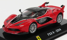 Edicola Ferrari Fxx-k N 88 2014 - Con Vetrina - S vitrínou 1:43 červená čierna