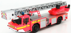 Edicola Iveco Magirus Dla-k 23-12 Scala Ladder Truck Nemecko 2003 1:43 Červená strieborná