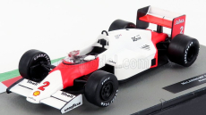 Edicola Mclaren F1 Mp4/2b N 2 Alain Prost Sezóna 1985 Majster sveta 1:43 Biela červená