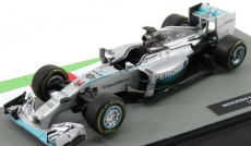 Edicola Mercedes gp F1 W05 Hybrid Amg Petronas N 44 Lewis Hamilton Sezóna 2014 Majster sveta 1:43 Strieborná zelená