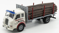 Edicola Pegaso Z202 Diesel Truck Trasportes Del Mazo 1956 - Trasporto Tronchi 1:43 Bielo-sivé drevo