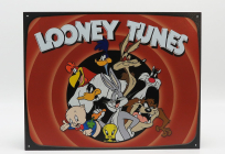 Edicola Príslušenstvo Kovový tanier - Looney Tunes Family 1:1 Red Brown