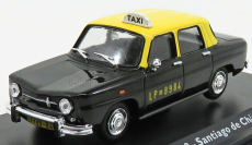 Edicola Renault 8 Taxi Santiago De Chile 1965 1:43 čierno-žltá