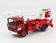 Edicola Renault Jp11 Truck Scala Crane Elevator Cestello Sapeurs Pompiers 1977 1:43 červená biela