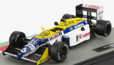 Edicola Williams F1 Honda Fw11b N 6 Majster sveta Sezóna 1987 Nelson Piquet 1:43 Biela Modrá Žltá