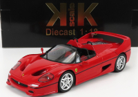 Ferrari F50 Cabriolet 1995 v mierke 1:18 červená