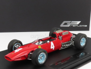 Gp-repliky Ferrari F1 158 Scuderia Ferrari N 4 Sezóna 1964 Lorenzo Bandini - Con Vetrina - S vitrínou 1:18 červená