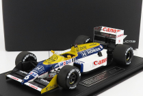 Gp-repliky Williams F1 Fw11b Honda N 6 Víťaz Gp Monza Taliansko Majster sveta 1987 Nelson Piquet 1:18 Modrá Žltá Biela