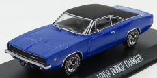 Greenlight Dodge Charger auto Dennisa Guildera 1968 - Christine La Macchina Infernale 1:43 Modrá čierna