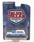 Greenlight Ford usa F-100 Pick-up Uzavretý Ranger Xlt 1975 1:64 Svetlo modrá biela